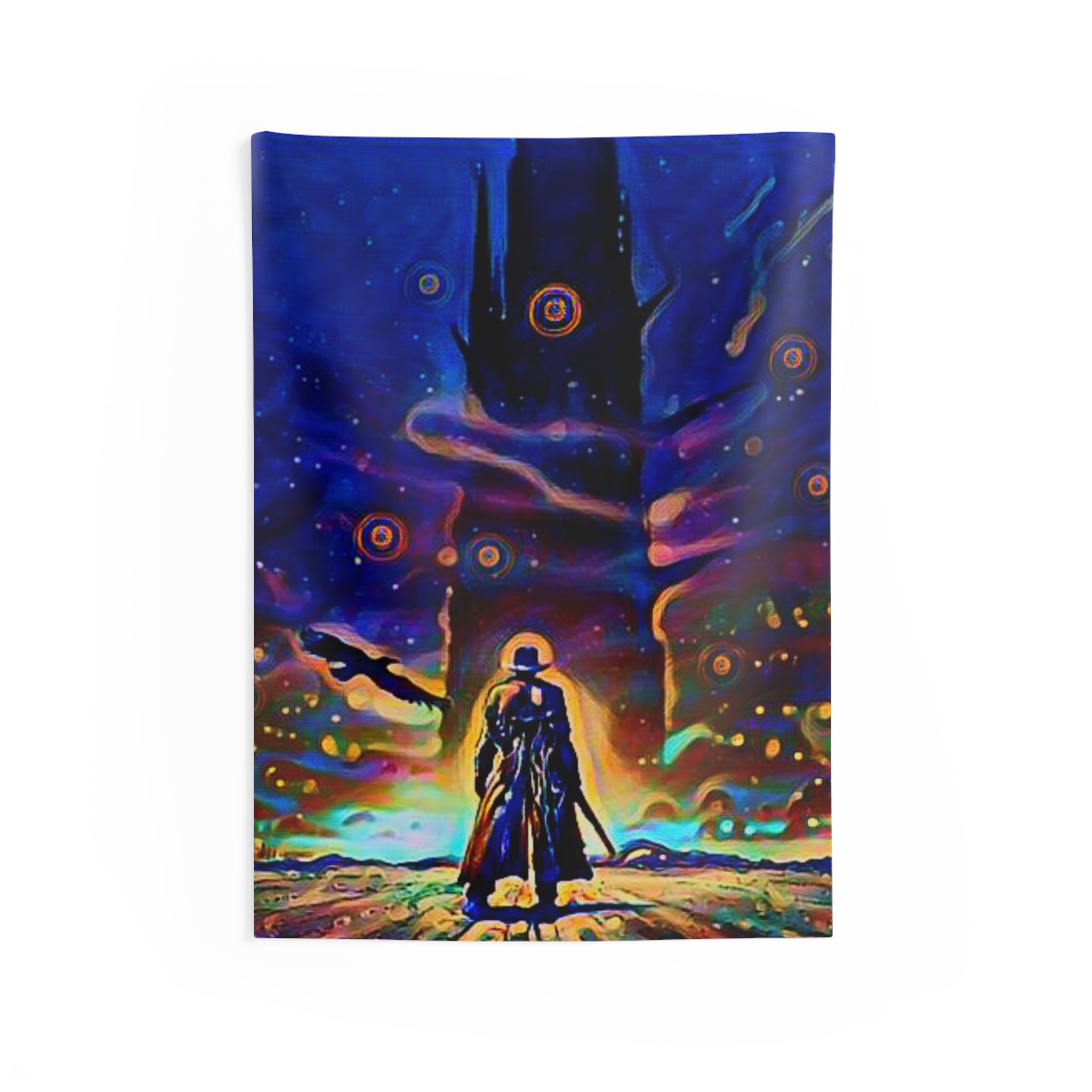 Gunslinger Dark Tower Wall Tapestries, Stephen King Art, Gift For Constant Reader