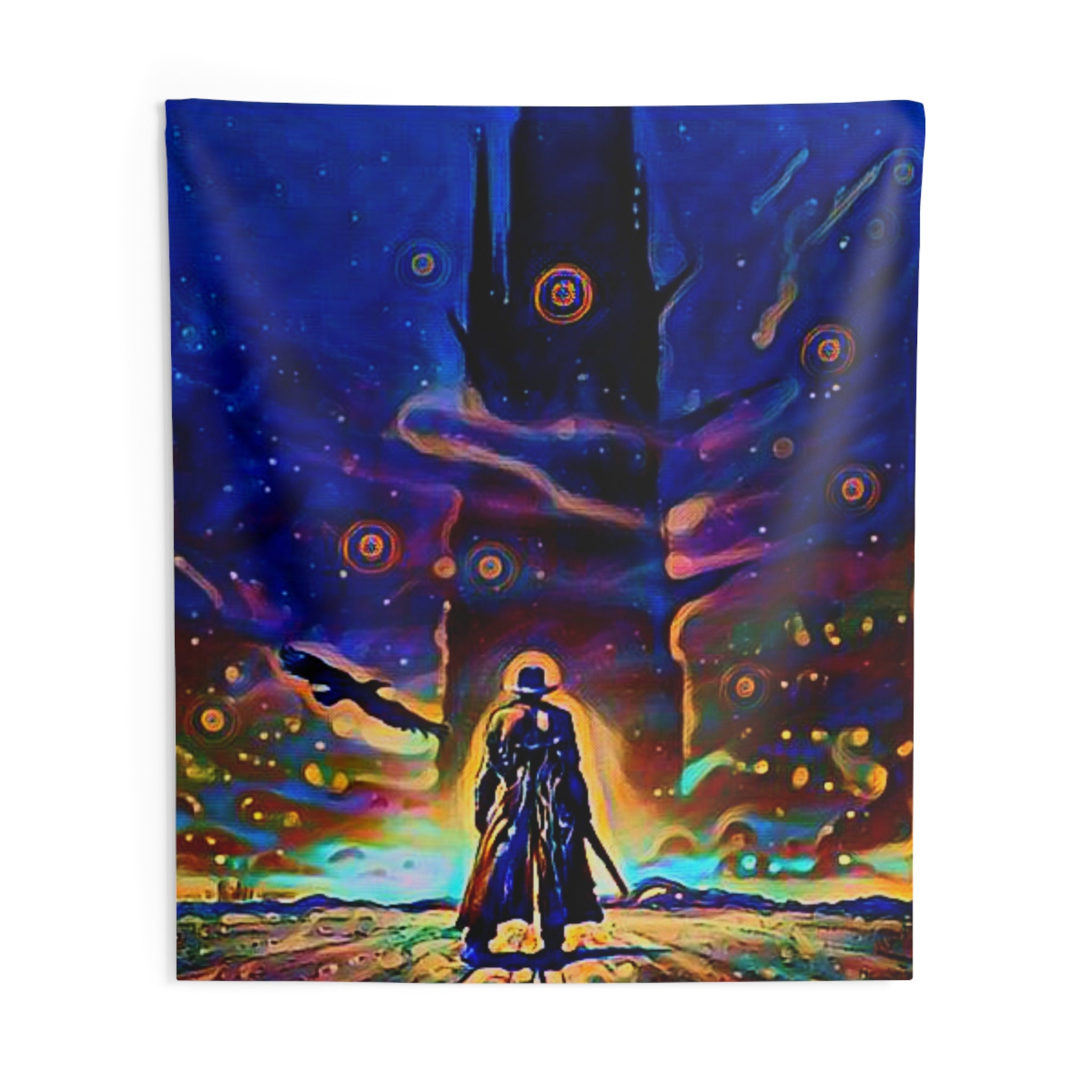 Gunslinger Dark Tower Wall Tapestries, Stephen King Art, Gift For Constant Reader