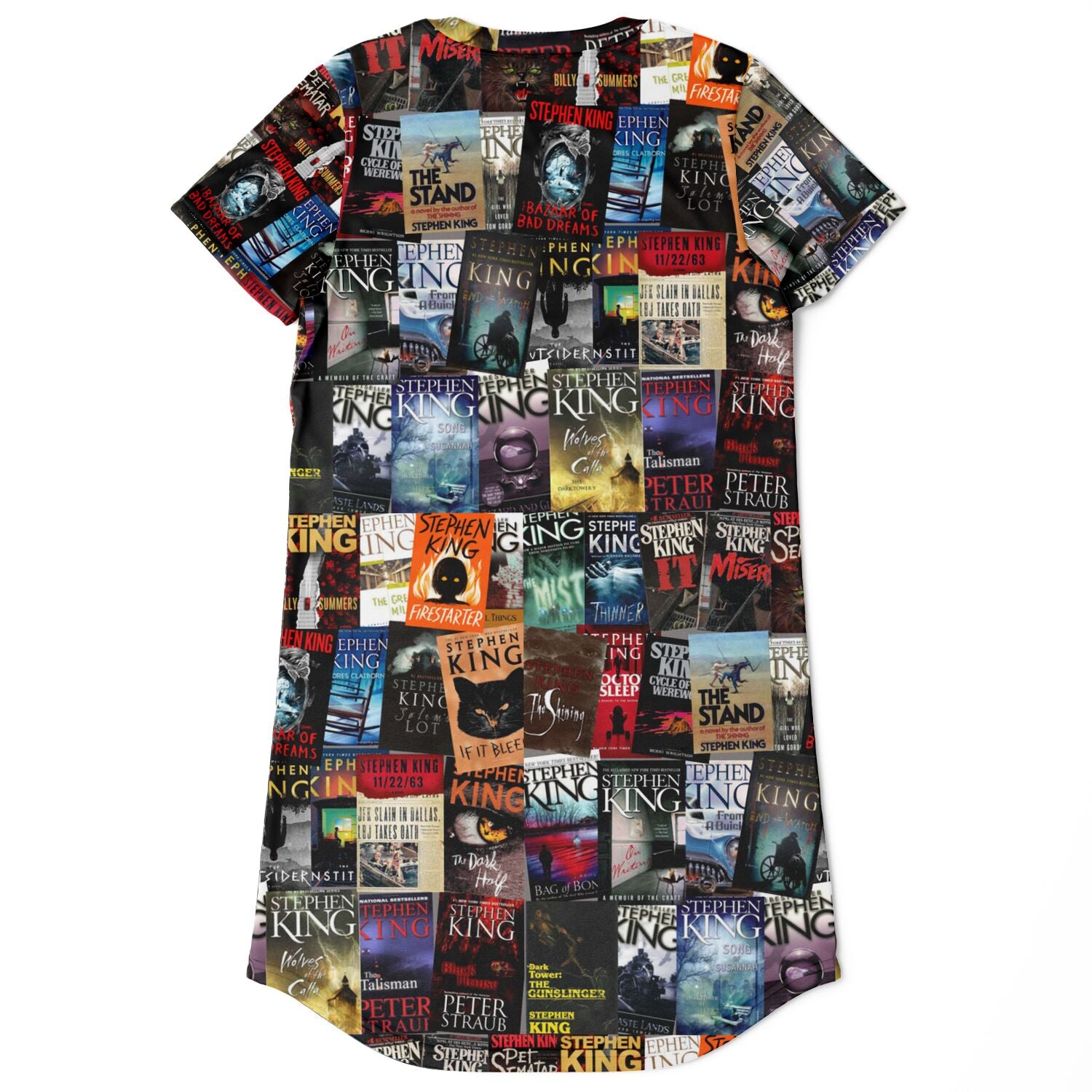 Stephen King Book Covers T-Shirt Dress