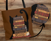 Bookish Black Cat Tote Bag for Stephen King Fans