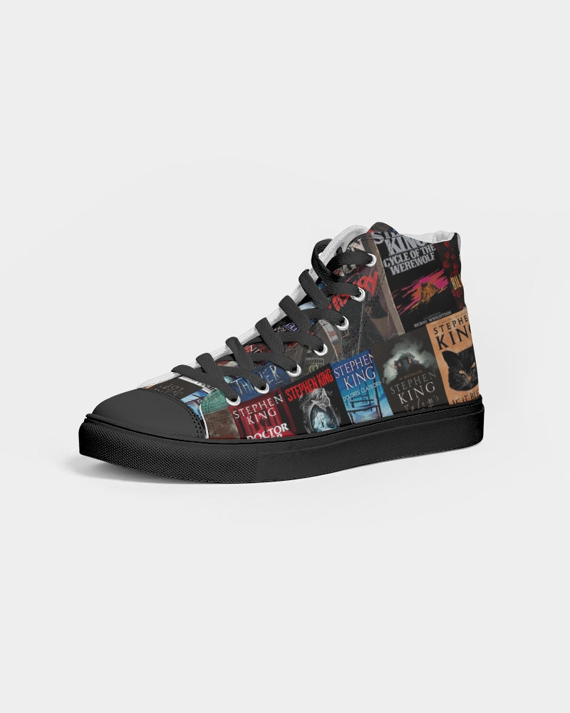 Stephen King Hightop Canvas Shoes for Women - Black Sole