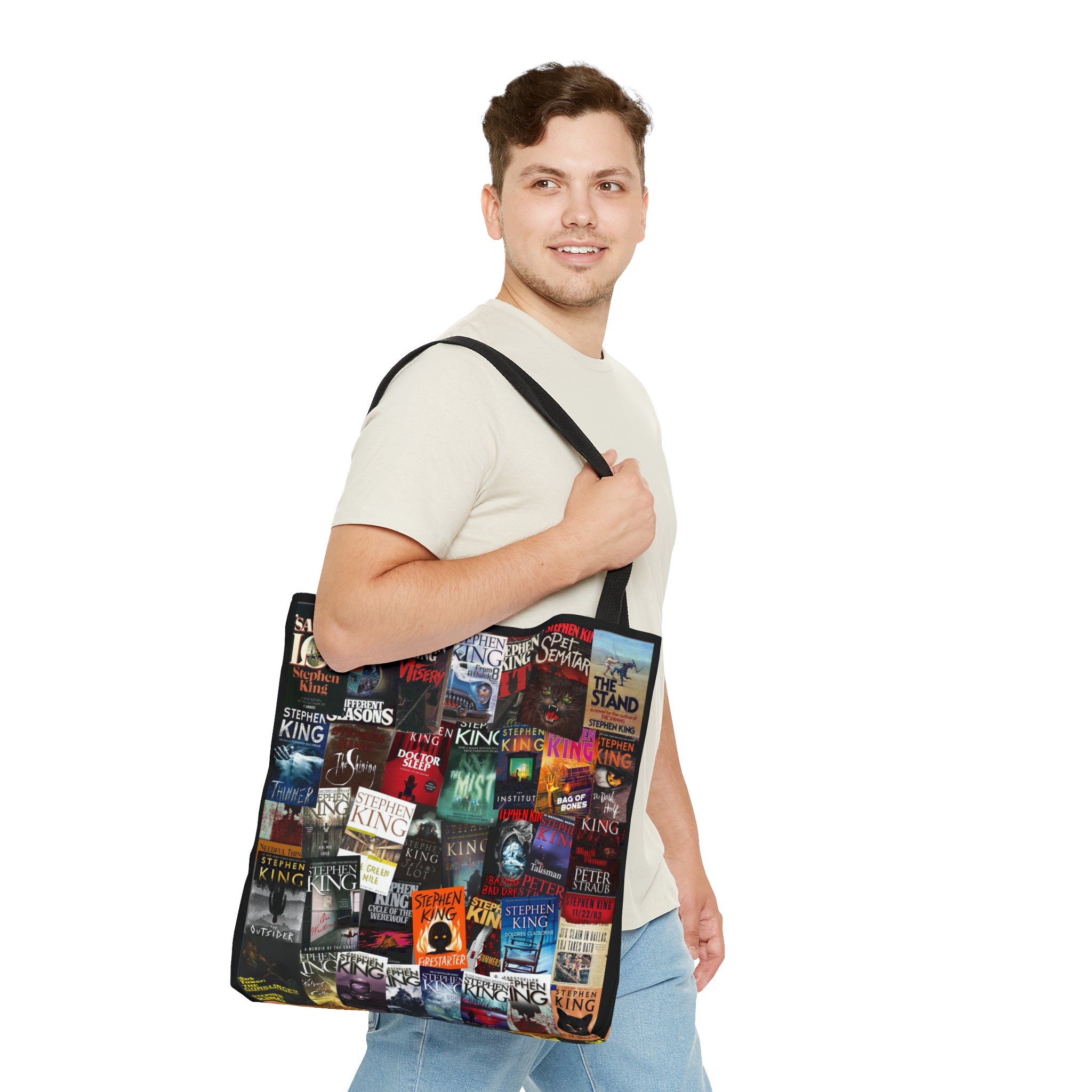 Stephen King Book Covers Tote Bag