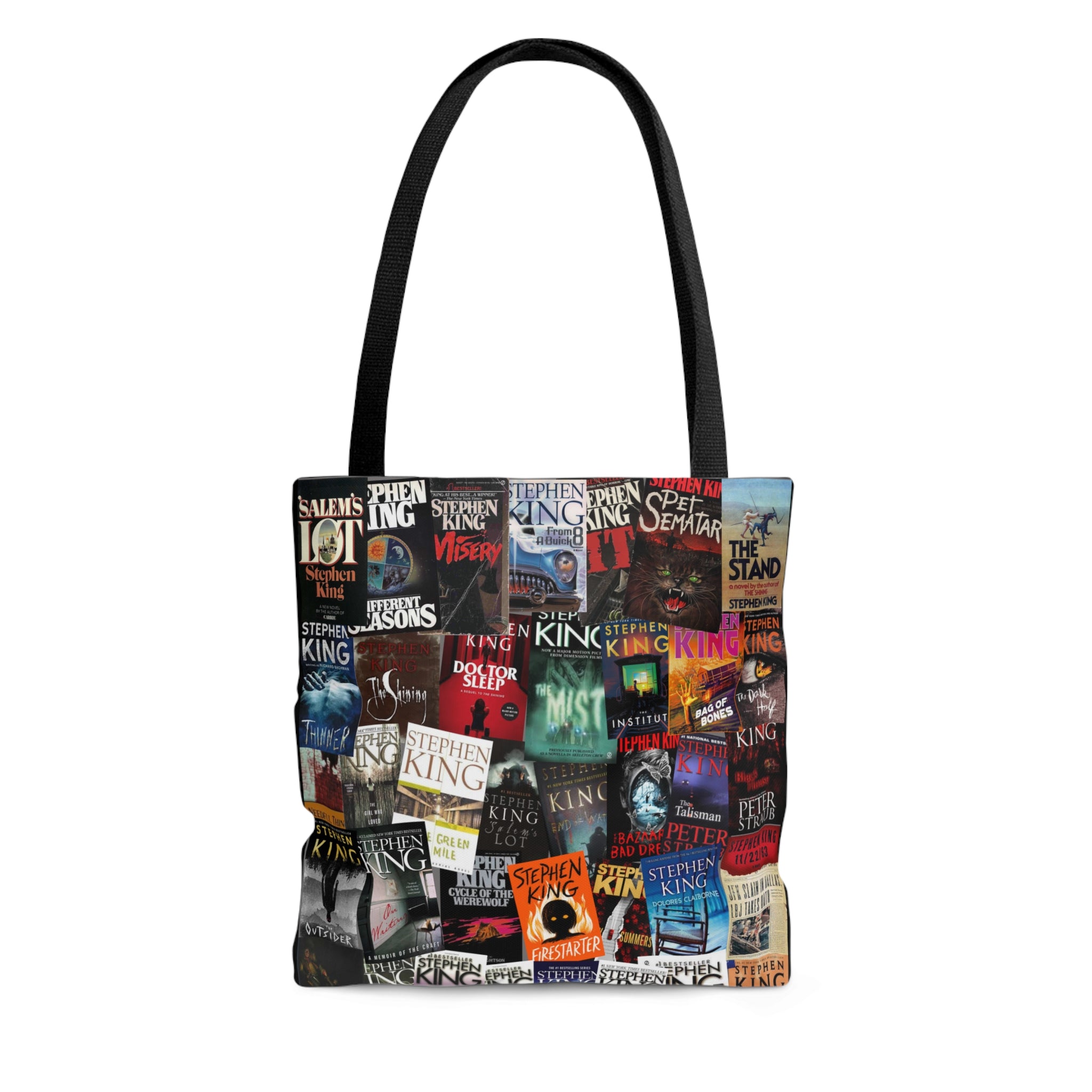 Stephen King Book Covers Tote Bag