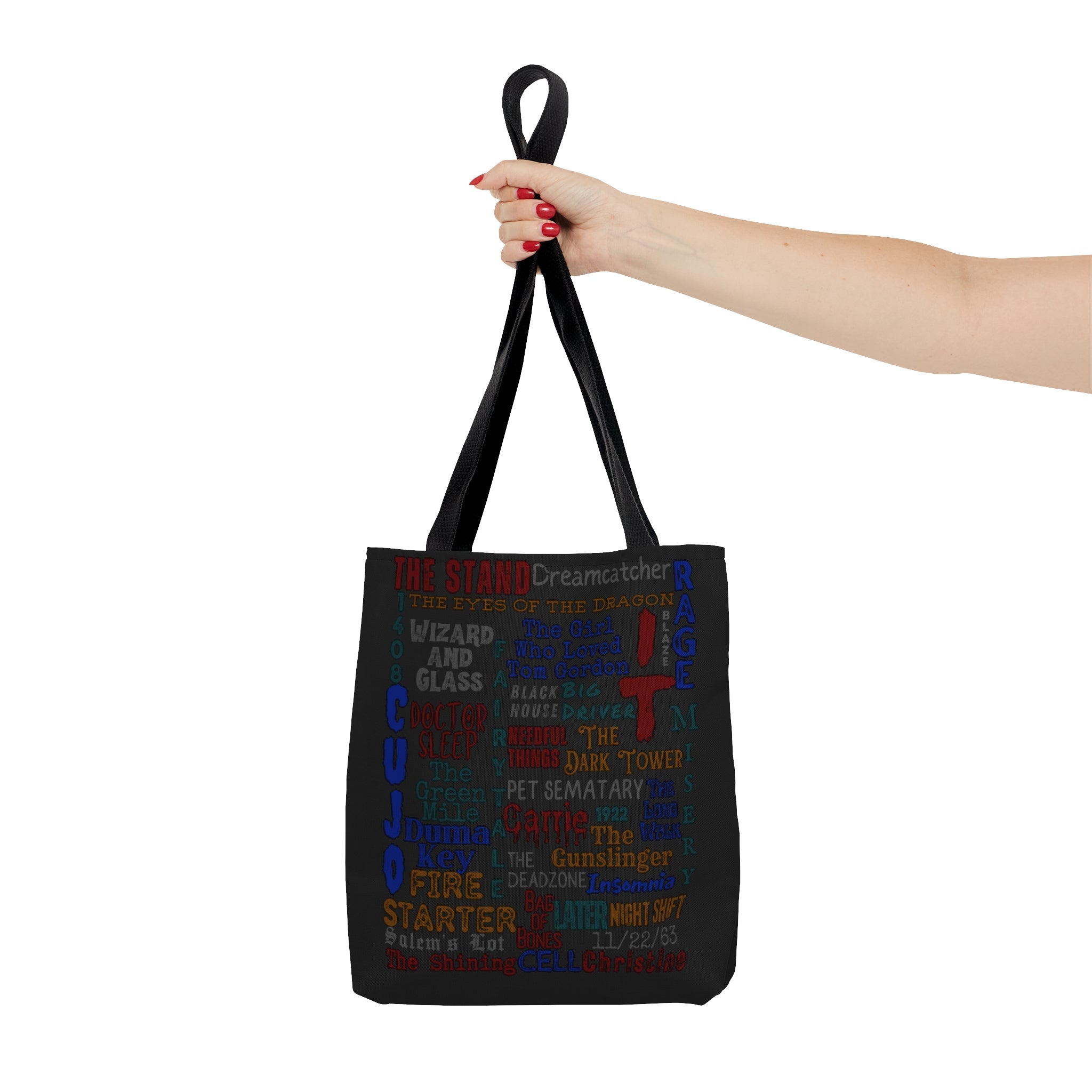 Stephen King Book Covers Tote Bag