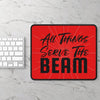 All Things Serve The Beam Gaming Mouse Pad, Stephen King Fan Gift - ConstantReaders