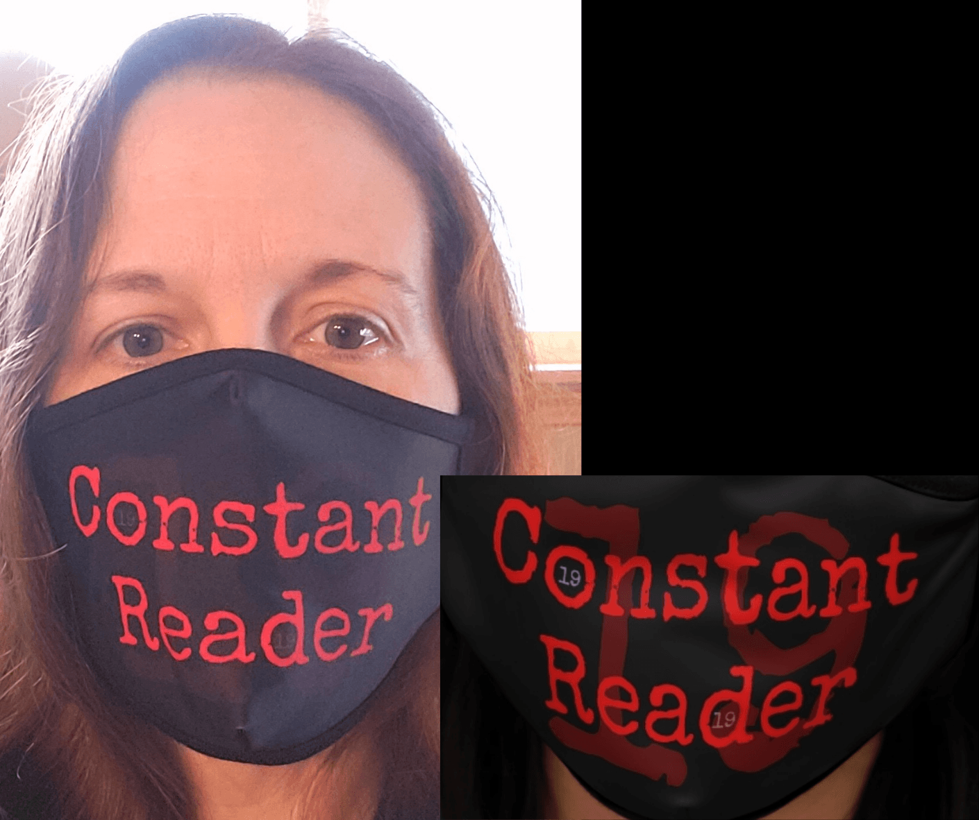 Constant Reader Mask, Stephen King Fan Fitted Polyester Face Mask - ConstantReaders