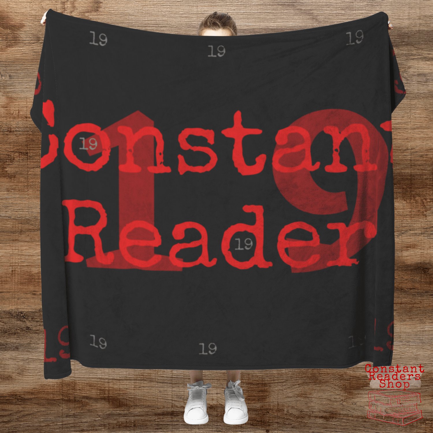 Constant Reader Velveteen Plush Blanket, Stephen King Fan Gift - ConstantReaders