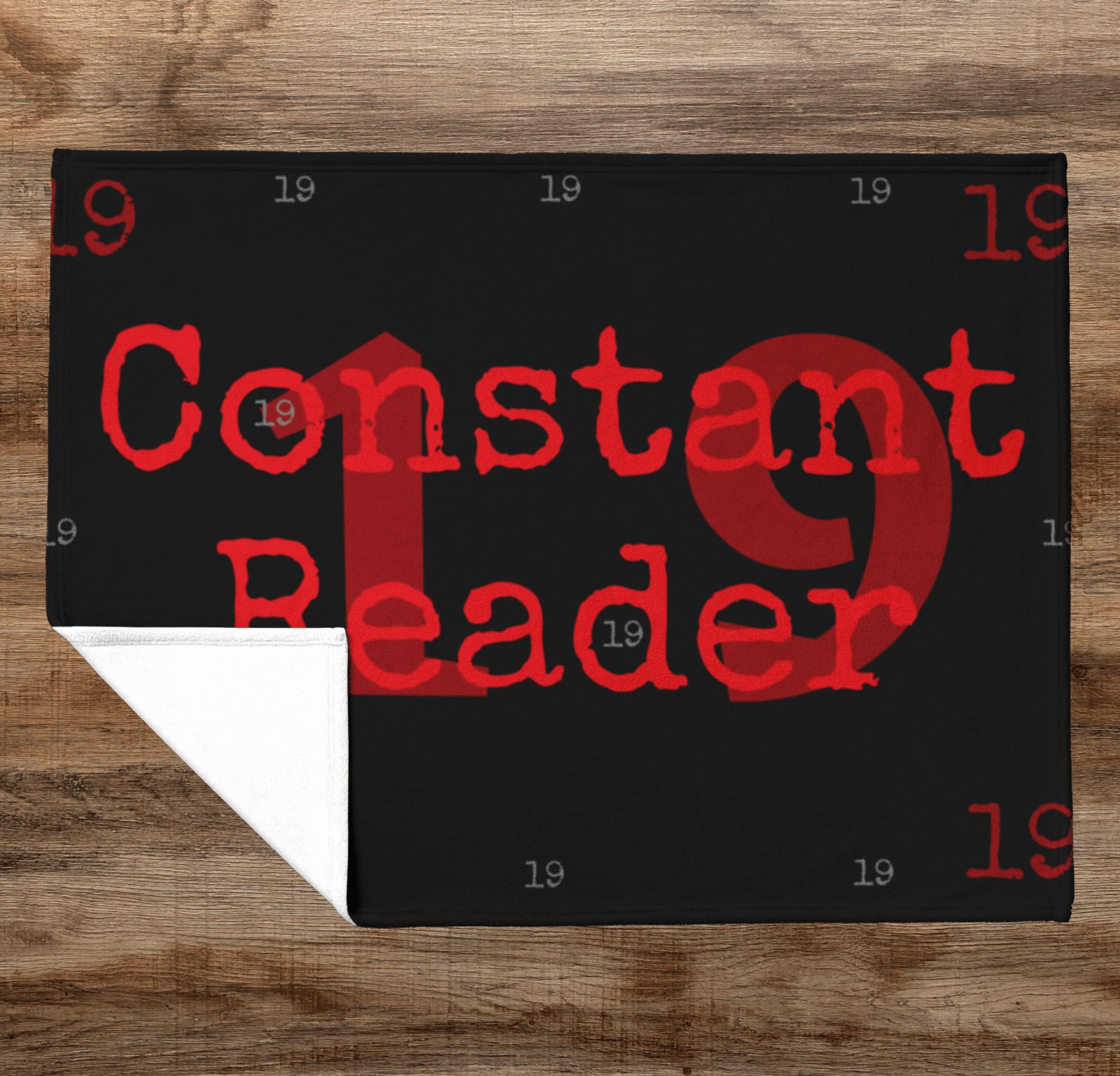 Constant Reader Velveteen Plush Blanket, Stephen King Fan Gift - ConstantReaders