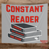 Constant Reader Wall Tapestry, Cool Stephen King Fan Gift - ConstantReaders