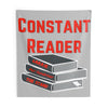 Constant Reader Wall Tapestry, Cool Stephen King Fan Gift - ConstantReaders