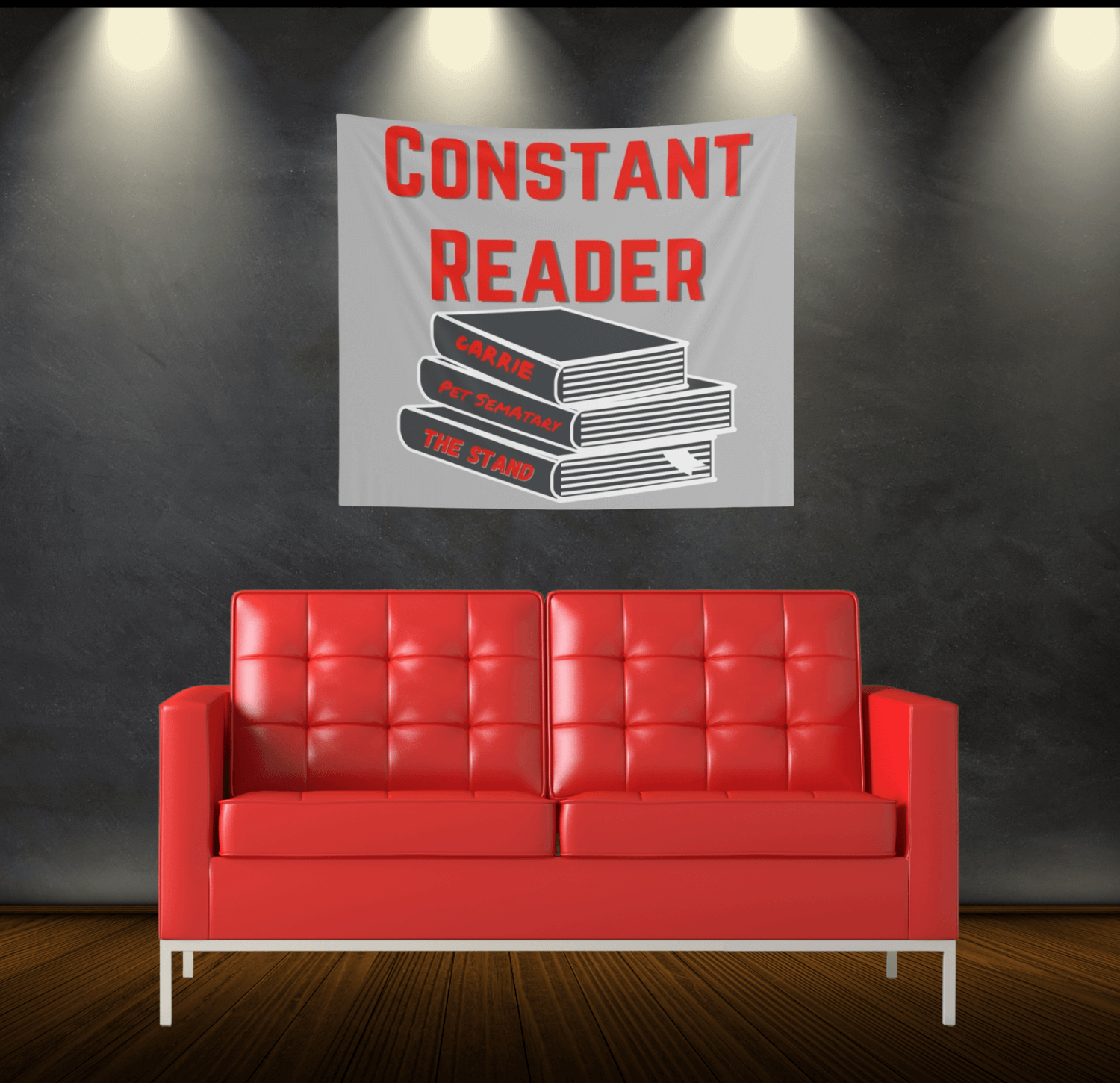 Constant Reader Wall Tapestry, Cool Stephen King Fan Gift - ConstantReaders