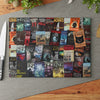 Stephen King Book Covers Glass Cutting Board