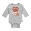 Future Constant Reader Long Sleeve Baby Bodysuit, Stephen King Fan BabyShower Gift - ConstantReaders