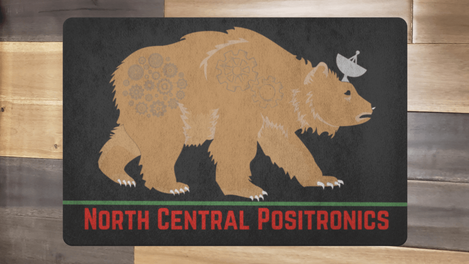 North Central Positronics Door Mat, Shardik The Bear Stephen King Fan Gift - ConstantReaders