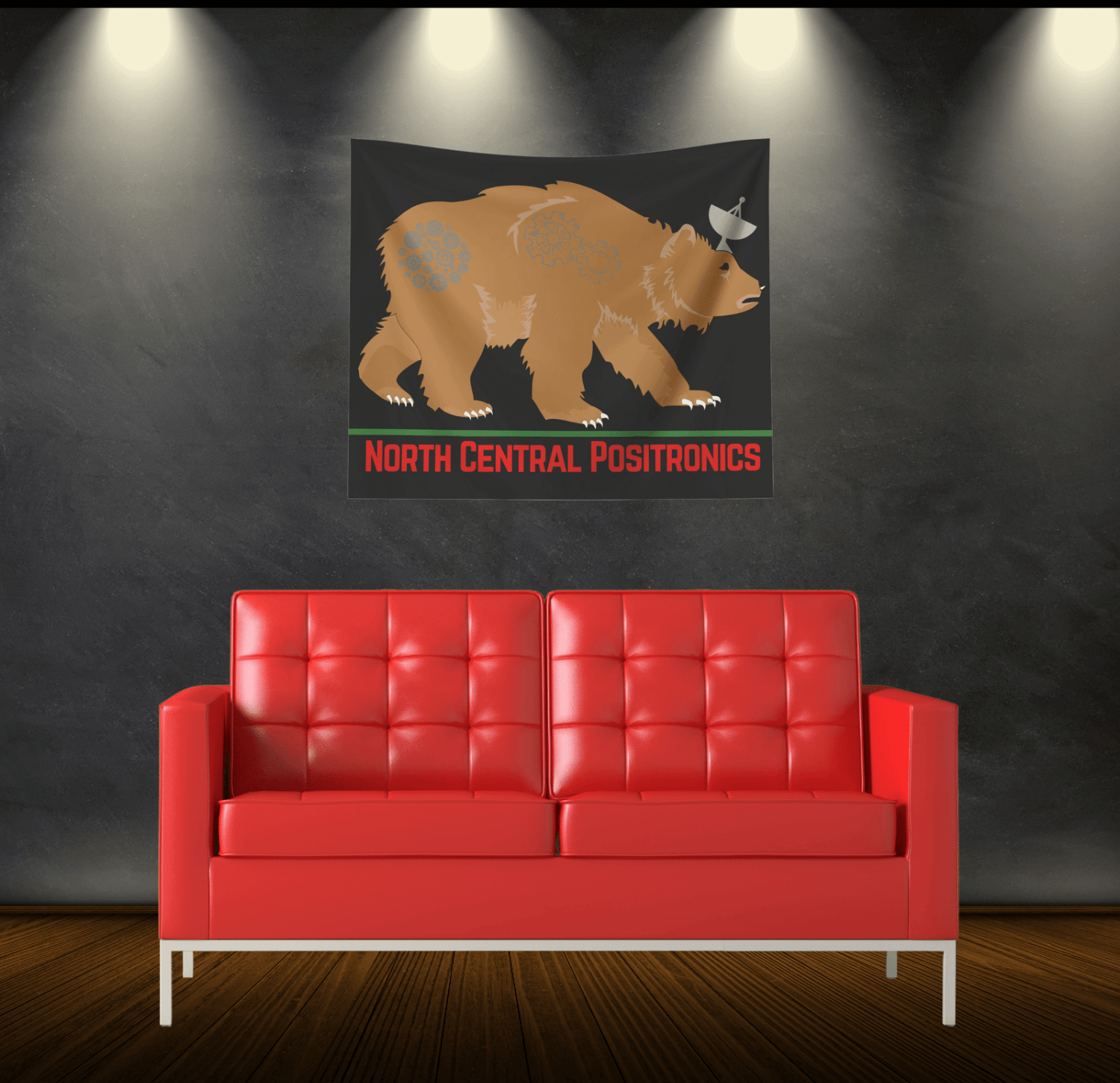 North Central Positronics Wall Tapestry, Stephen King Fan Gift - ConstantReaders