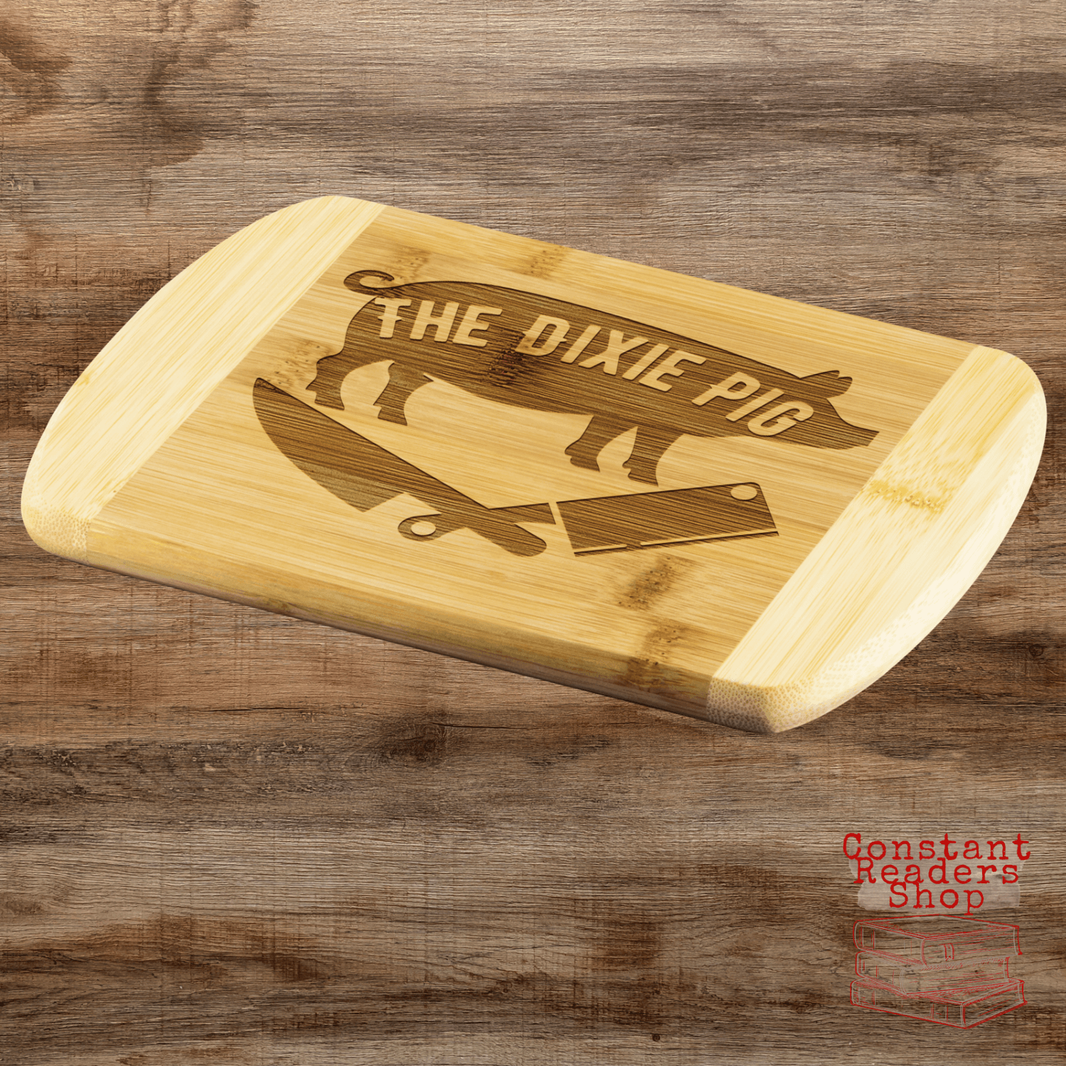 The Dixie Pig Bamboo Cutting Board - ConstantReaders