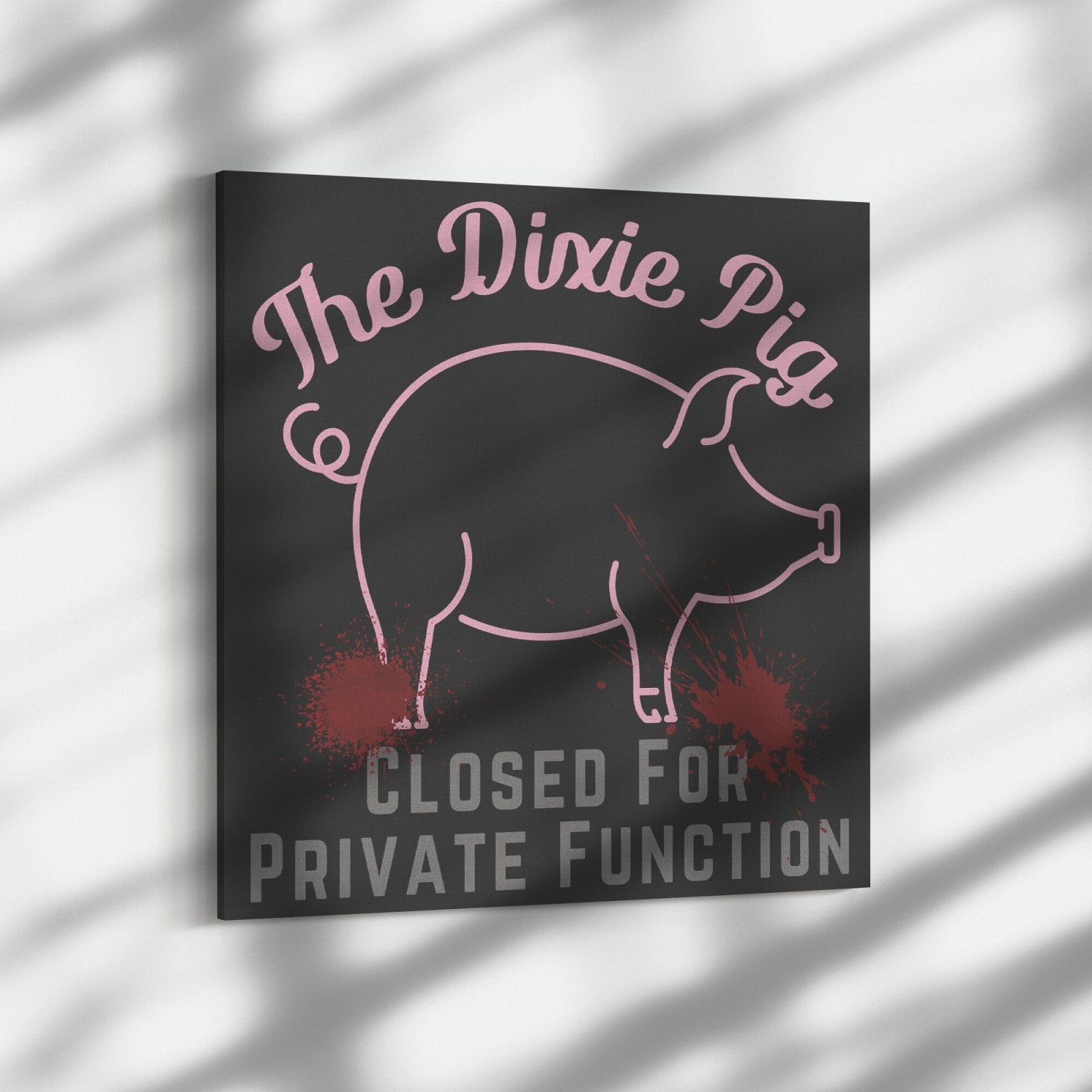 The Dixie Pig Canvas Sign, Stephen King Fan Gift - ConstantReaders