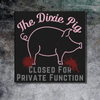 The Dixie Pig Canvas Sign, Stephen King Fan Gift - ConstantReaders