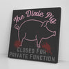 The Dixie Pig Canvas Sign, Stephen King Fan Gift - ConstantReaders