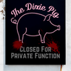 The Dixie Pig Canvas Sign, Stephen King Fan Gift - ConstantReaders